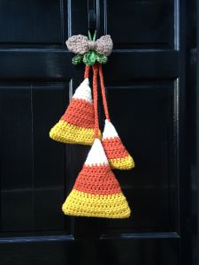 Fall Door Hanging - Candy Corn