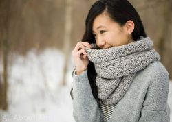 Braided Cabled Cowl