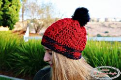 Knit-like Cable Hat