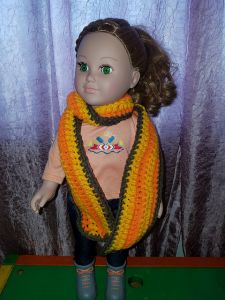 18" doll scarf (vertical)