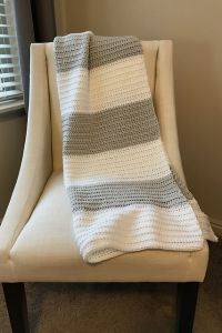 Block Stripe Baby Blanket