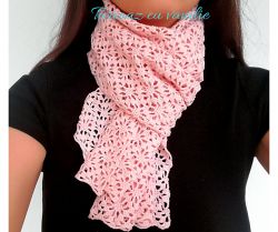 Pinky Lace Scarf