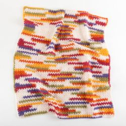 Bright Crochet Baby Throw