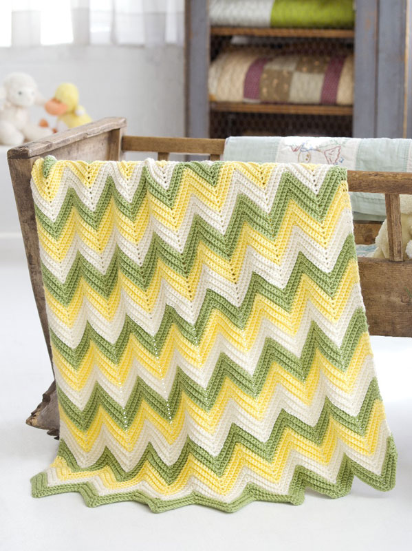 Crochet Patterns Galore Zig Zag Baby Blanket