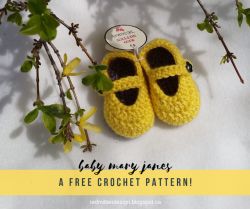 Mary Jane Baby Daffodil Shoes