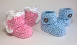 Wrapped Baby Booties