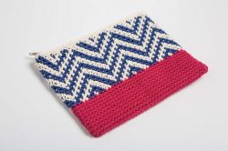 Tapestry Zipper Pouch