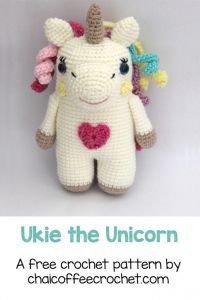 Ukie the Crochet Unicorn