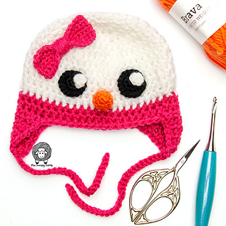 Snowella Crochet Snowman Hat