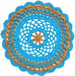 Earth Day Crochet Doily