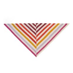Staggered Stripes Shawl
