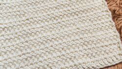 Herringbone Double Crochet Stitch Blanket