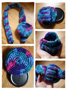 Crochet Camera Strap Cover And Lens Pouch