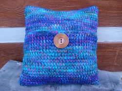 Tunisian Crochet Gypsy Pillow Cover 
