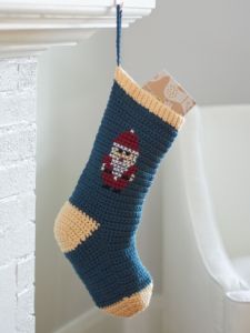 Cross Stitch Christmas Stockings: Santa, Snowman, X-tree