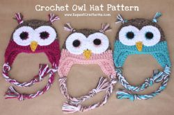 Crochet Owl Hats