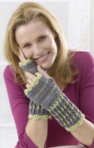 Winter Crochet Wristers