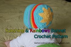 Sunshine and Rainbows Bonnet 