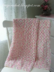 Summer Baby Blanket in Variegated Yarn 