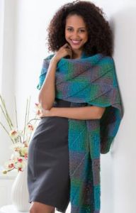 Crocheted Mitered Square Shawl