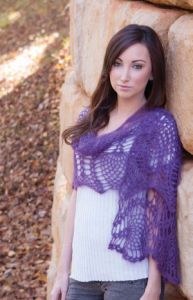 Purple Passion Crochet Wrap