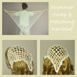 Summer Wrap and Matching Kerchief