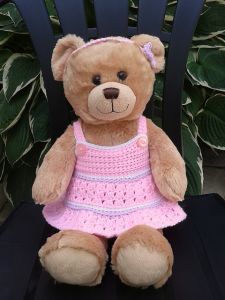 Teddy Bear Dress and Headband