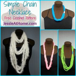 Simple Chain Stitch Necklace