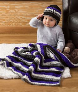 Baby Dude Blanket & Hat