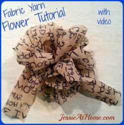 Fabric Yarn Flower