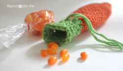 Crochet Carrot Pouch