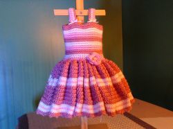 Newborn Pink Stripe Dress