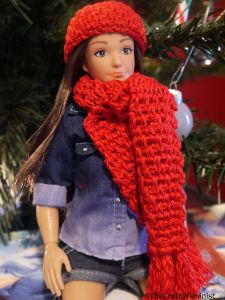 Lammily Doll Hat and Scarf 