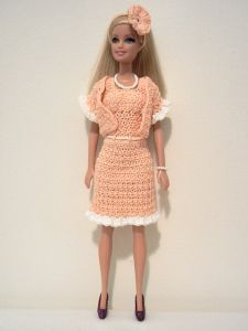 Peaches and Cream Barbie Suit 
