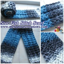 Star Fish Stitch Scarf