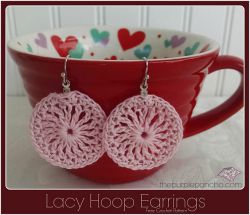 Lacy Hoop Earrings