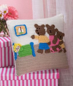 Goldilocks and the Three Bears Pillow