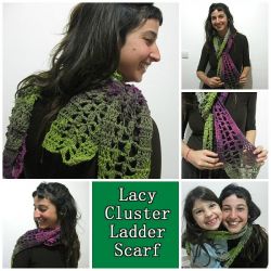 Lacy Cluster Ladder Scarf