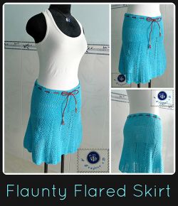 Flaunty Flared Skirt