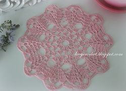 Small Pink Doily