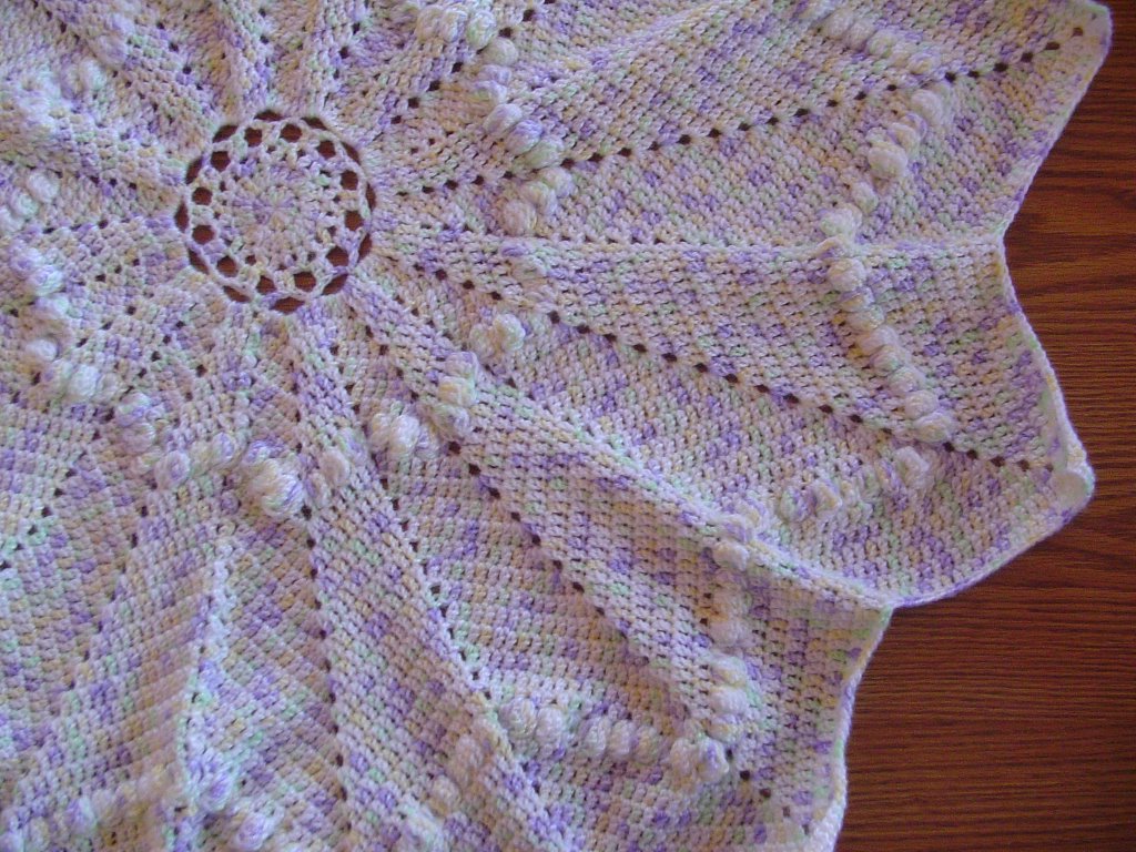 Crochet Patterns Galore  Around the Rosy baby blanket