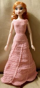 Fashion Doll Swirl Hem Dress