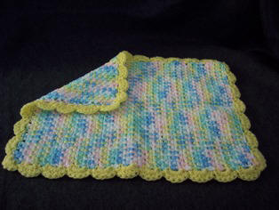 free crochet pattern using worstedweight yarn.