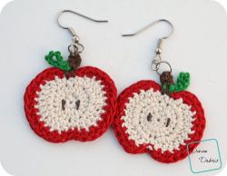Apple/ Pumpkin Earrings