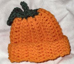 Bev's Pumpkin Hat