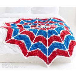 Spiderweb Crochet Blanket