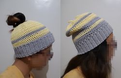 2-in-1 Messy Bun and Slouchy Beanie