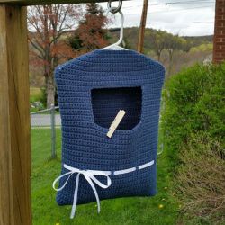Blue Ribbon Clothespin Bag
