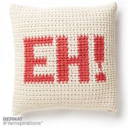 Croch-Eh Throw Pillow