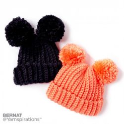 Adorable Pompom Crochet Hat